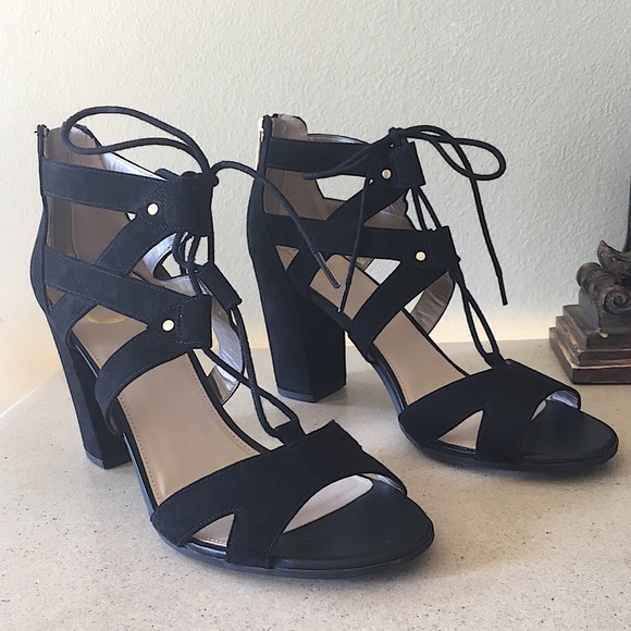 Circus by Sam Edelman Shoes - CIRCUS BY SAM EDELMAN LACE UP HEELED SANDALS